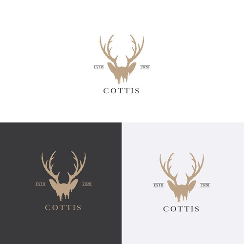 Woods design with the title 'Logo for Luxury Cottages in Finland'
