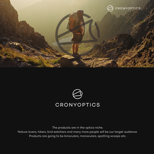 Geometric logo with the title 'Cronyoptics'