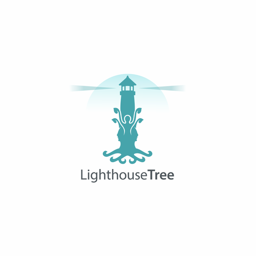 Esthetician logo with the title 'LighthouseTree'