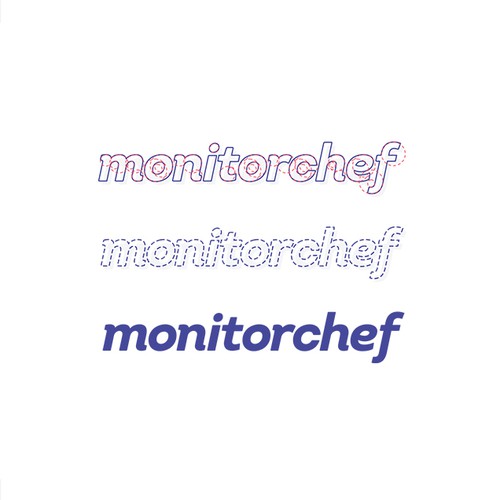 Typographic logo with the title 'Typo for Monitorchef inc.'