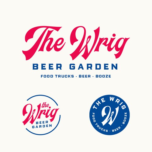 Bar brand with the title 'Logo for Chicago Beer Garden'