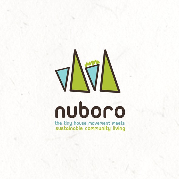 Tiny house logo with the title 'community living logo'