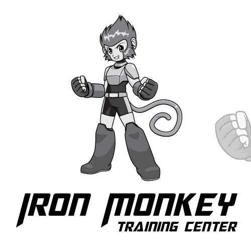 Black and white logo with the title 'training center'