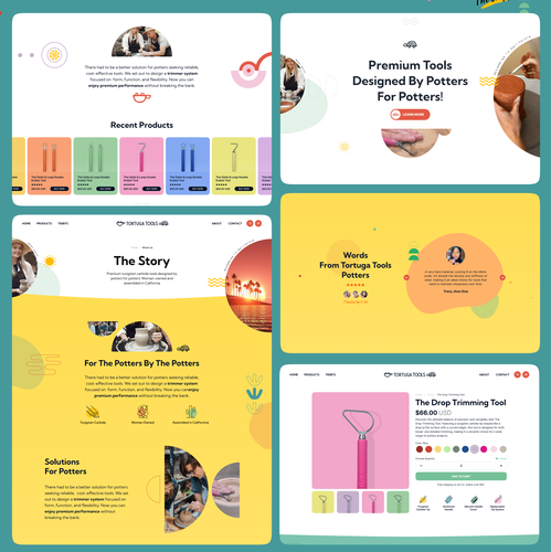 SEO design with the title 'Tortuga Tools Shopify Website Design and Development'