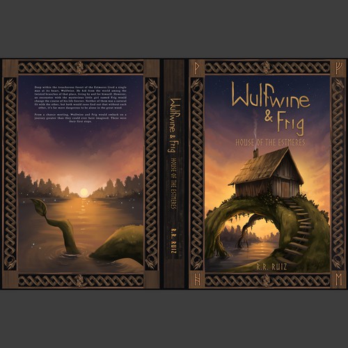 Book cover with the title 'Wulfwine and Frig'