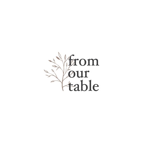Table logo with the title 'Table Setting Logo'