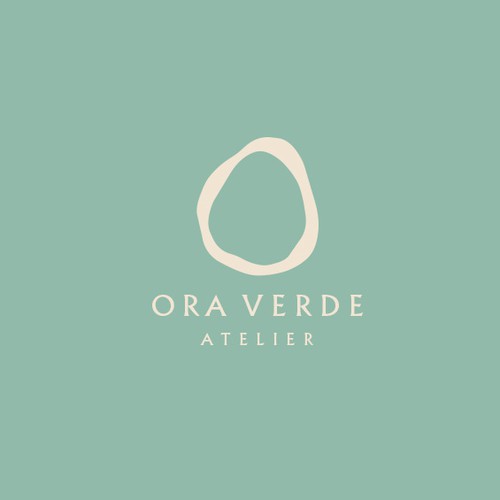 Logo with the title 'Ora Verde Atelier'