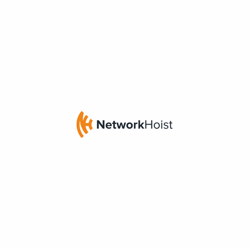 Wi-Fi logo with the title 'initial NH network logo design'