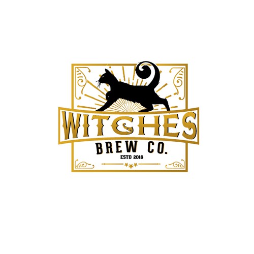 Witch logo with the title 'Logo for brew company'