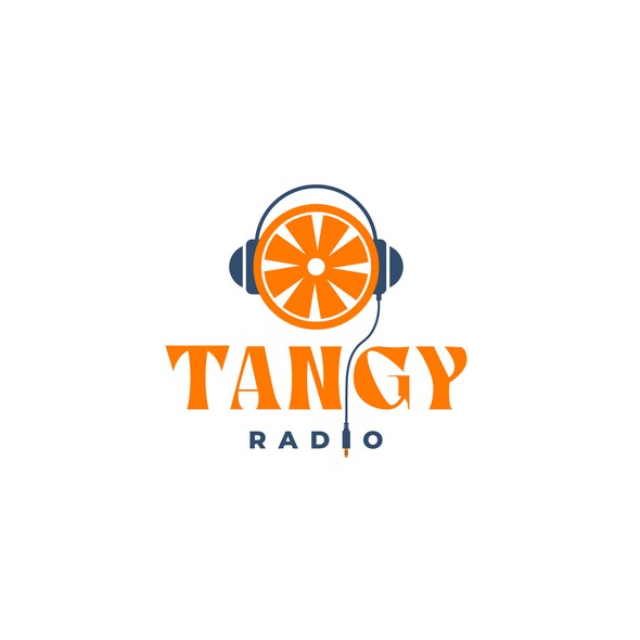 Citrus logo with the title 'Logo for the Tangy radio'