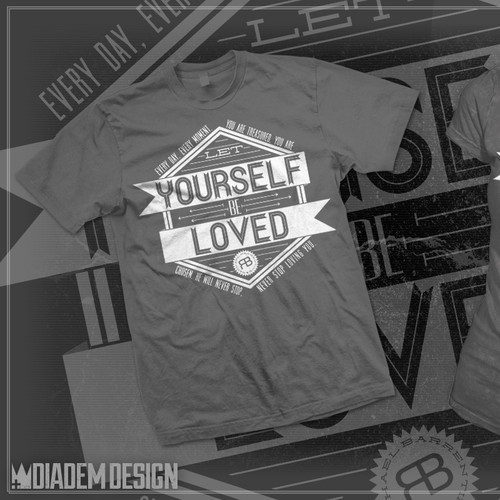 Religious t-shirt with the title 'Let Yourself Be Loved'