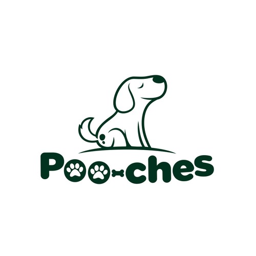 Product logo with the title 'Logo for Poo-ches'