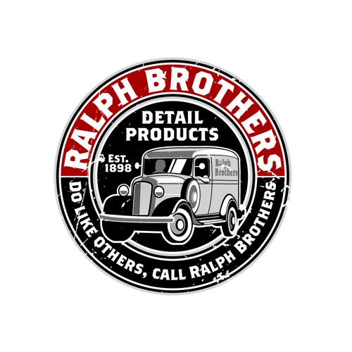 Antique design with the title 'Vintage-styled logo'