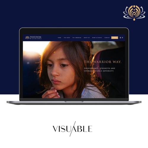 Nonprofit website with the title 'Website Design for Non-Profit '