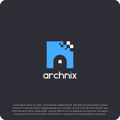 Arch design with the title 'archnix'