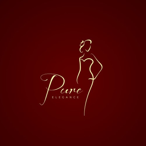 Bridal design with the title 'Pure Elegance'