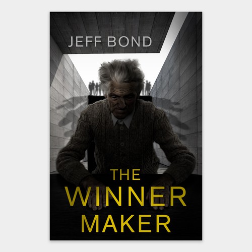 Crime book cover with the title 'Cover for crime thriller '