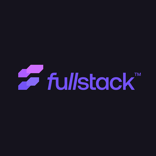 Trading logo with the title 'Fullstack (Crypto Trading) Logo'