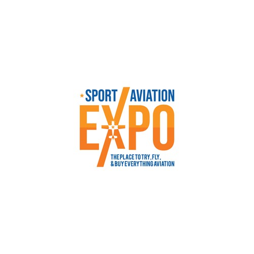 Exposition logo with the title 'Sport Aviation Expo Logo'