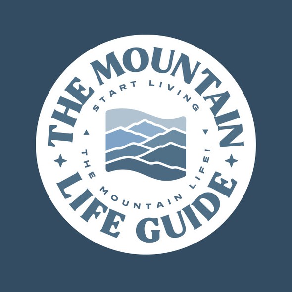 Nomad logo with the title 'Mountain Logo'