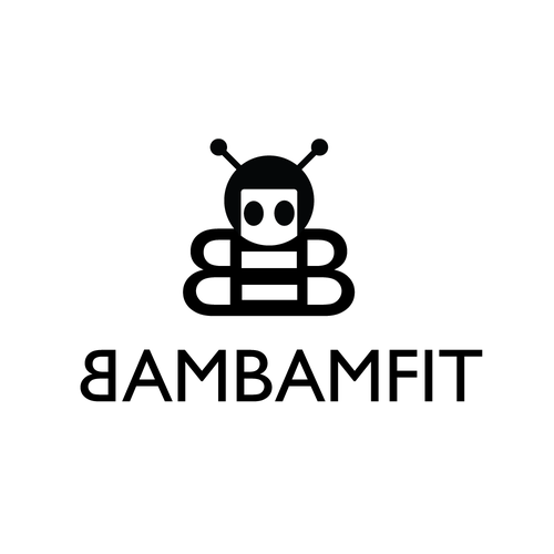 Bumblebee design with the title 'BAMBAMFIT'
