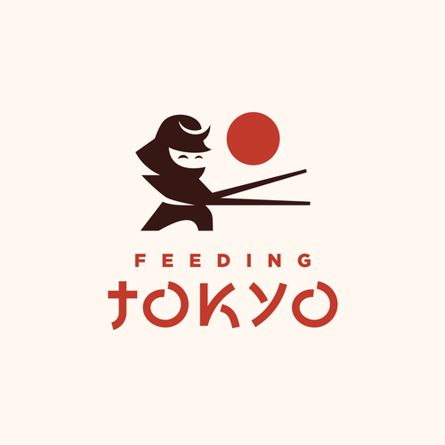 Japanese restaurant design with the title 'Japanese Restaurant'