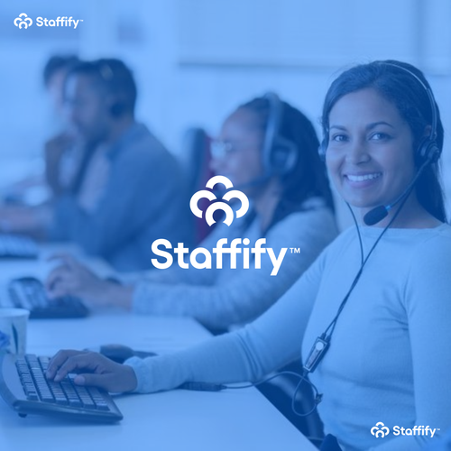 HR design with the title 'Unused Logo for Staffify'