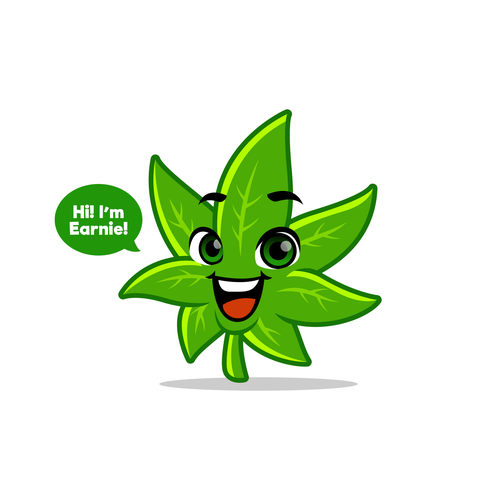 Mascot artwork with the title 'Hemp character'