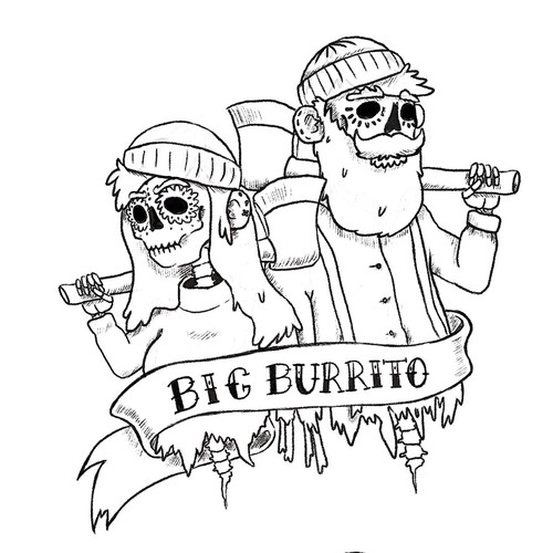 Tattoo artwork with the title 'Lumberjack'