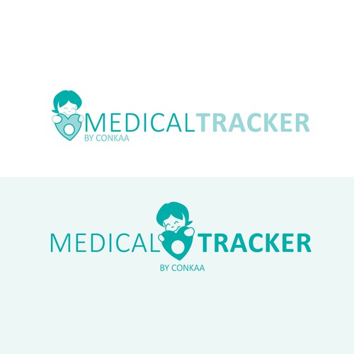 Tracking logo with the title 'Playful Logo with Heart'
