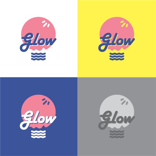 Ice cream brand with the title 'Logo concept for a desserts restaurant'