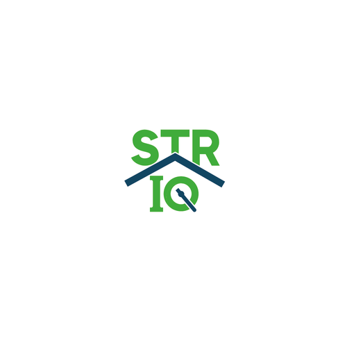 Smart home logo with the title 'STR IQ'