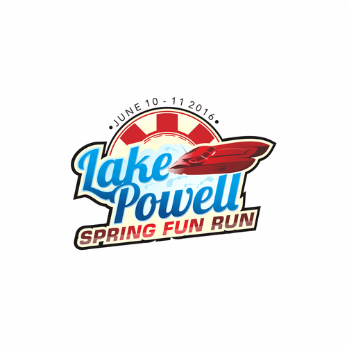 Lake logo with the title 'Lake Powel'