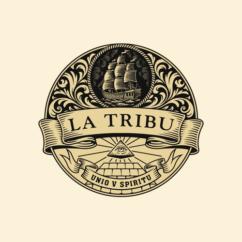 Sailing logo with the title 'LA TRIBU'