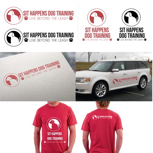 Mockup logo with the title 'worlds best most incredible dog training'