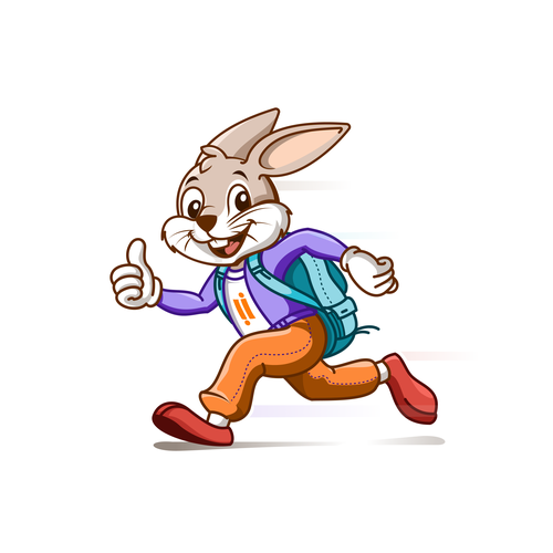 Hare design with the title 'FastBraiin'