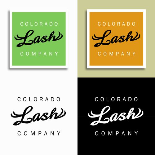 Eyelash design with the title 'Colorado Lash Company'