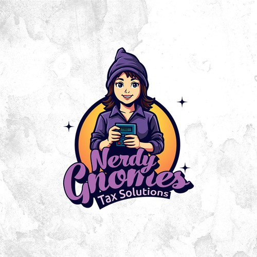 Gnome design with the title ' professional logo/branding for a start up tax preparation business'