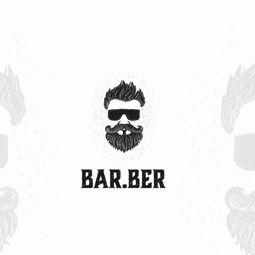 Special logo with the title 'BAR.BER'