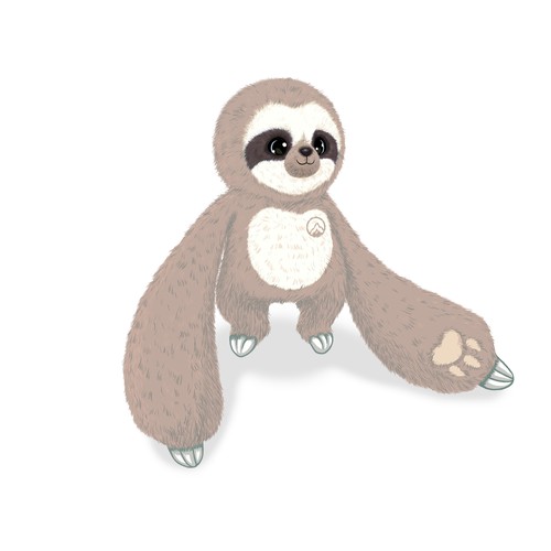 Doll design with the title 'Weighted Plush Character'