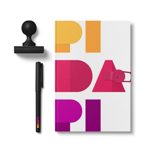 Flat brand with the title 'PIDAPI brand identity'