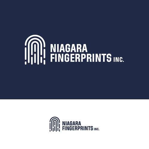 Metaphor design with the title 'Clever logo for Niagara Fingerprints'