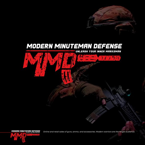 Pow logo with the title 'Modern Minuteman Defense'