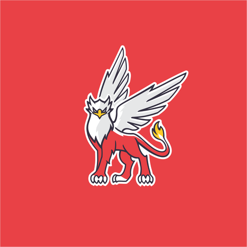 Athletic logo with the title 'Griffin logo for sale'