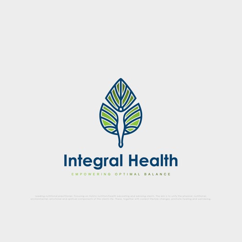 Lifestyle logo with the title 'Logo for Integral Health'