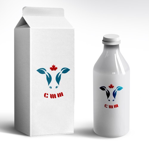 Milk design with the title 'Bold Logo Concept for Milk'