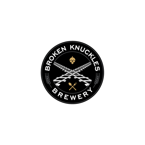 Railway design with the title 'Logo concept for a brewery'