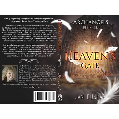 Fantasy book cover with the title 'Cover art - Heaven´s Gate'
