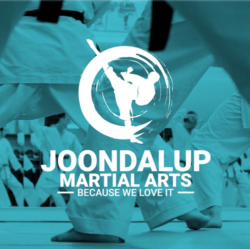 Taekwondo logo with the title 'logo concept for joondalup martial arts'