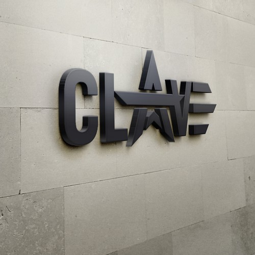 Dance school logo with the title 'Logo concept for design school'